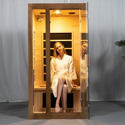 Personen-Größe Hauptsoem der Schierlings-Holz-Innenvolles Spektrum-Sauna-2 annehmbar