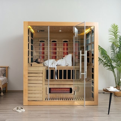 Voller Spektrum-und Kohlenstoff-Heater Indoor Near Far Infrared-Sauna-Raum mit Tabellen-Gestell