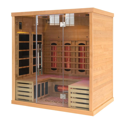 Infrarotsauna-Raum der digitalen Steuerung für 1-4 Macht der Personen-1350W 1750W 2100W 2700W