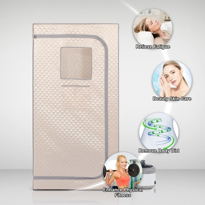 1 Person Portable Home Sauna Vollkörper Portable Stand-up Indoor Nasse Sauna