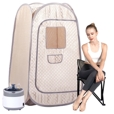 Zuhause Klappbare Stehende Portable Pop Up Sauna Vollkörper persönliches Sauna-Zelt