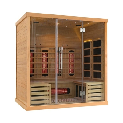 4 Person Gesundheit Luxus Fern-Infrarot-Sauna-Raum Zuhause Innenraum-Infrarot-Sauna-Raum
