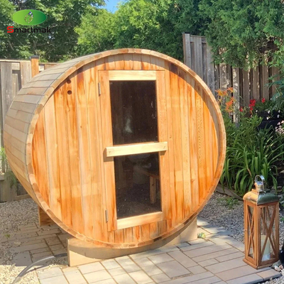 Trockenes Dampfspa Holz gefeuert Außenwasserdichtes Fass Sauna Raum Garten Verwendung