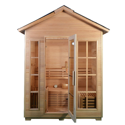 Trockenes Sauna-Holz 6 Personen-Rotholz-Cedar Modern Sauna Outdoor Wets