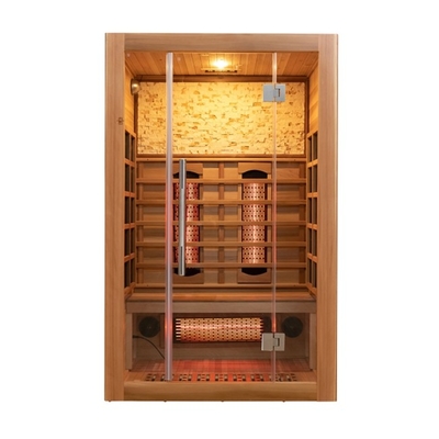 Volles Spektrum-rote Cedar Home Sauna Traditional Two-Leute