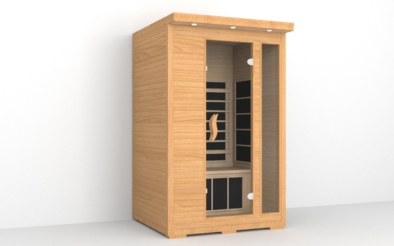 Volle Innenpersonen-Infrarotsauna des Spektrum-2 mit Belüftungs-Fenster