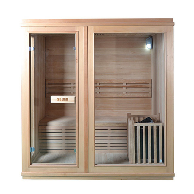 Innentraditionelle Dampf-Sauna 4 Personen-6KW hölzern