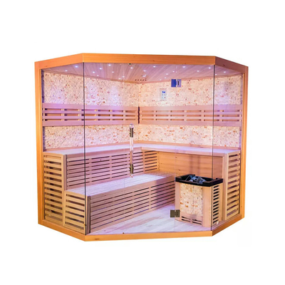 4 - 5 Personen-Doppelbank Detox-Dampf-Sauna-Zimmer für Innenhaus