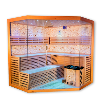 4 - 5 Personen-Doppelbank Detox-Dampf-Sauna-Zimmer für Innenhaus