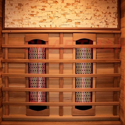 Voller Spektrum-Heater Red Cedar Far Infrared-Sauna-Raum für die Person 2 Innen