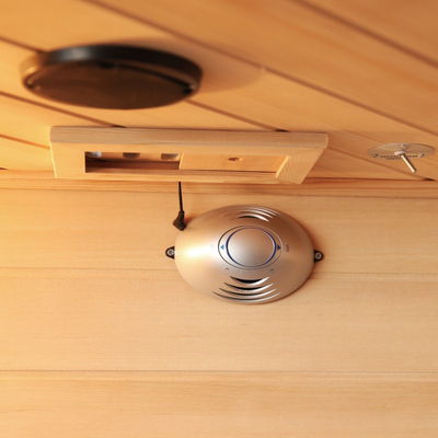 Roter Cedar Wood Carbon Panel Far-Infrarotsauna-Raum für Person des Ausgangs4