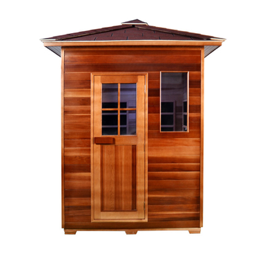 Personen-trockene Sauna im Freien roter Cedar Traditional der Familien-3