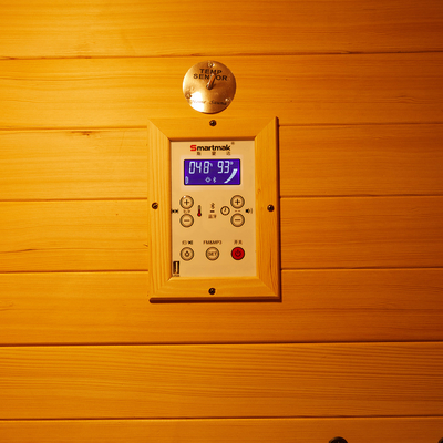 Hölzernes kombiniertes Sauna-Dampfbad-Kanada-InfrarotRed-cedar