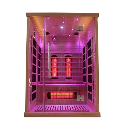 Personen-Infrarotsauna des Schierlings-1750W festen des Holz-2 für Innenhaus