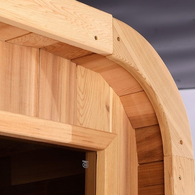 Roter Cedar Wooden Cube Steam Sauna Raum Kanadas für Person 8