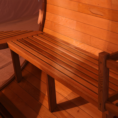 Feste hölzerne Personen-Dampf-Fass-Sauna des Schierlings-4 im Freien traditionell