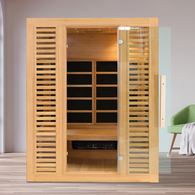 3 Personen-Innenschierlings-Holz-weit trockener Sauna-Infrarotraum mit Sauerstoff Ionizer