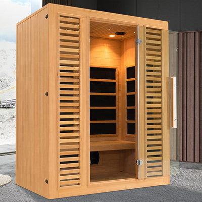 3 Personen-Innenschierlings-Holz-weit trockener Sauna-Infrarotraum mit Sauerstoff Ionizer