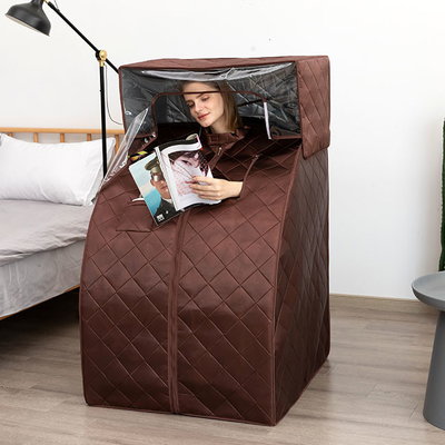 Wasserdichter Baumwollpersönlicher Innendampf-tragbare Sauna mit Hauptabdeckung