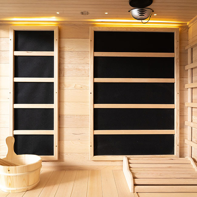 Kombinations-traditionelle Inneninfrarotdampf-Sauna für 4 Menschen 2700W