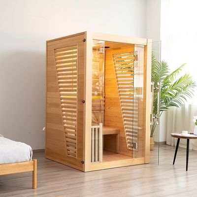 Red Cedar Wooden Home Traditionelle Innendampfsauna für 2 Personen