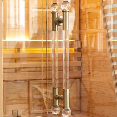 Red Cedar Wooden Home Traditionelle Innendampfsauna für 2 Personen