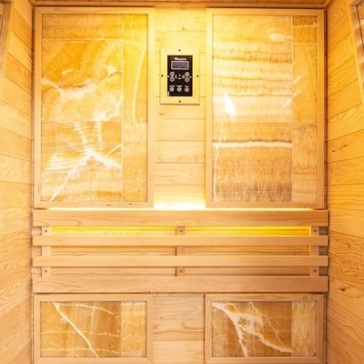 Red Cedar Wooden Home Traditionelle Innendampfsauna für 2 Personen