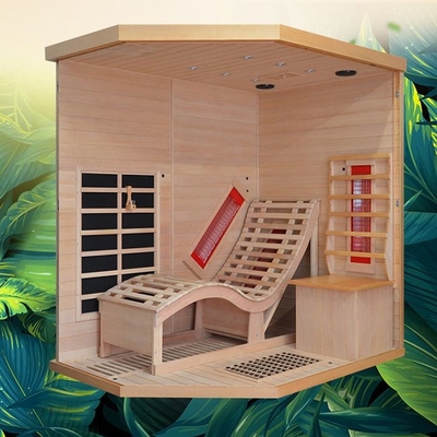 Hemlock 1 Person Heimgebrauch Liegebank Ferninfrarotsauna mit vollständiger Wärme