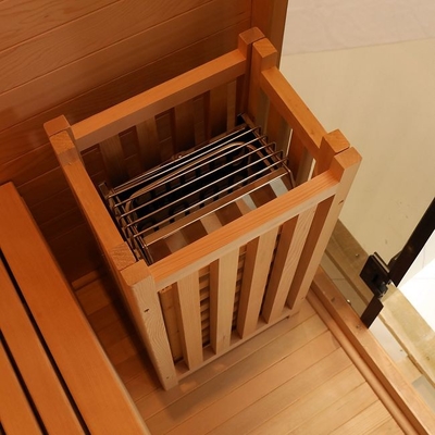Canadian Hemlock Indoor Elektroherd Holzdampfbad für 2 Personen