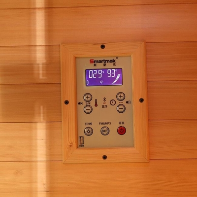 Canadian Hemlock Indoor Elektroherd Holzdampfbad für 2 Personen