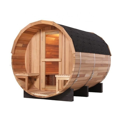 OEM-Massivholz-Dampfsauna aus roter Zeder im Freien für den Hinterhof