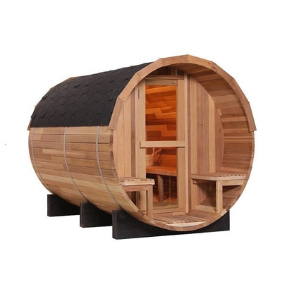 OEM-Massivholz-Dampfsauna aus roter Zeder im Freien für den Hinterhof