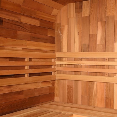 Cedar Outdoor Dry Sauna Raum für Gesundheit und Entspannung 15 ~ 90 ° C Temperatur Montage erforderlich
