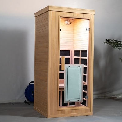 1 Personen-Innen-Mini Wooden Full Spectrum Dry-Sauna-Raum mit niedrigem EMF