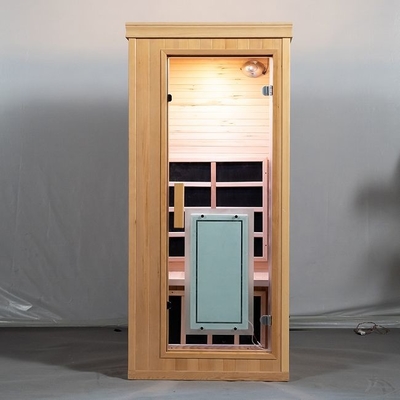 1 Personen-Innen-Mini Wooden Full Spectrum Dry-Sauna-Raum mit niedrigem EMF