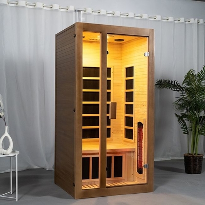 Volles Spektrum und Personen-hölzerner Sauna-Raum der Kohlenstoff-Platten-Heizungs-2 Innen