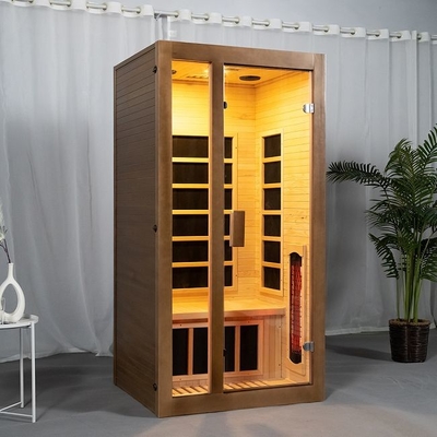 Personen-Größe Hauptsoem der Schierlings-Holz-Innenvolles Spektrum-Sauna-2 annehmbar
