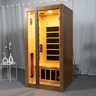 Personen-Größe Hauptsoem der Schierlings-Holz-Innenvolles Spektrum-Sauna-2 annehmbar