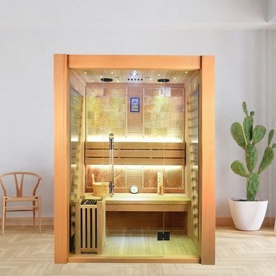 Innenperson traditioneller Dampf-hölzerne elektrische Heater Sauna Room Fors 3
