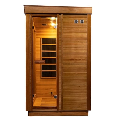 Kanadischer roter Personen-Sauna-Raum Cedar Wooden Infrareds 4 für Hauptinnen