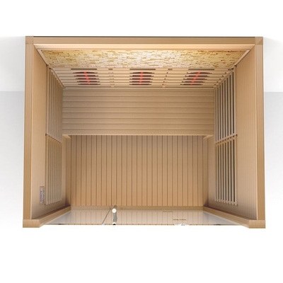 Kanadische rote Personen-trockener hölzerner Sauna-Raum Cedar Full Spectrums 3 Innen