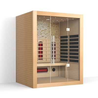 Kanadische rote Personen-trockener hölzerner Sauna-Raum Cedar Full Spectrums 3 Innen