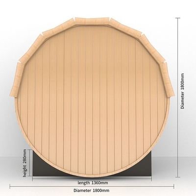 Traditionelles Ofen-Heater Solid Wood Outdoor Barrel-Sauna-Raum-Unterstützungs-Soem
