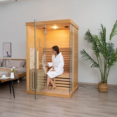 Person Schierlings-elektrische Ofen-Heater Indoor Wooden Steam Sauna-Raum-2