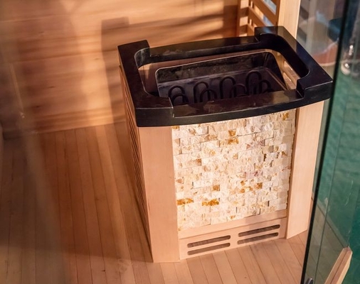 Heater Indoor Use Red Cedar-Holz-Dampf-Sauna-Raum des Ofen-6000W für Person 6