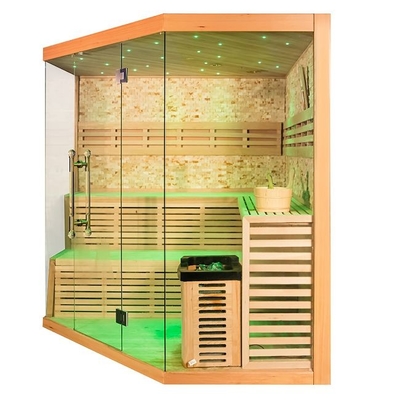 Heater Indoor Use Red Cedar-Holz-Dampf-Sauna-Raum des Ofen-6000W für Person 6