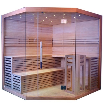 Schlafzimmer-Ecken-Dampf-Sauna-Raum-große Kapazitäts-Familien-8 Menschen Gebrauch