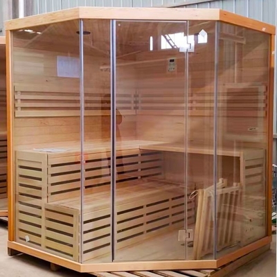 Schlafzimmer-Ecken-Dampf-Sauna-Raum-große Kapazitäts-Familien-8 Menschen Gebrauch