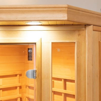 Roter Cedar Wood Indoor Ceramic Heater-Infrarotsauna-Raum-moderner Entwurf