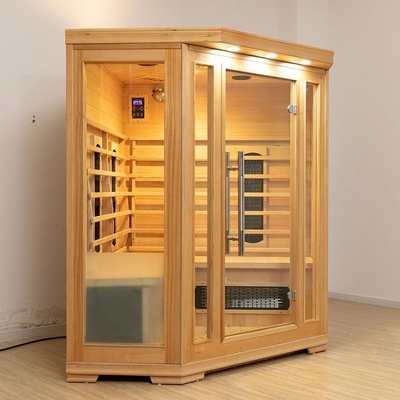 Roter Cedar Wood Indoor Ceramic Heater-Infrarotsauna-Raum-moderner Entwurf